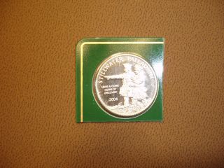 2004 Stillwater Palladium 1/10 Ounce Coin Lewis & Clark photo