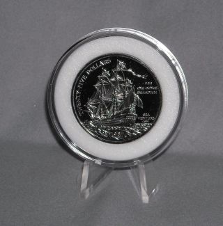 1987 1 Oz.  Palladium Bermuda Sea Venture Coin photo