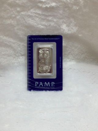 Pamp 1 Ounce.  999 Fine Palladium Bar - With Assay Certificate 120780 photo