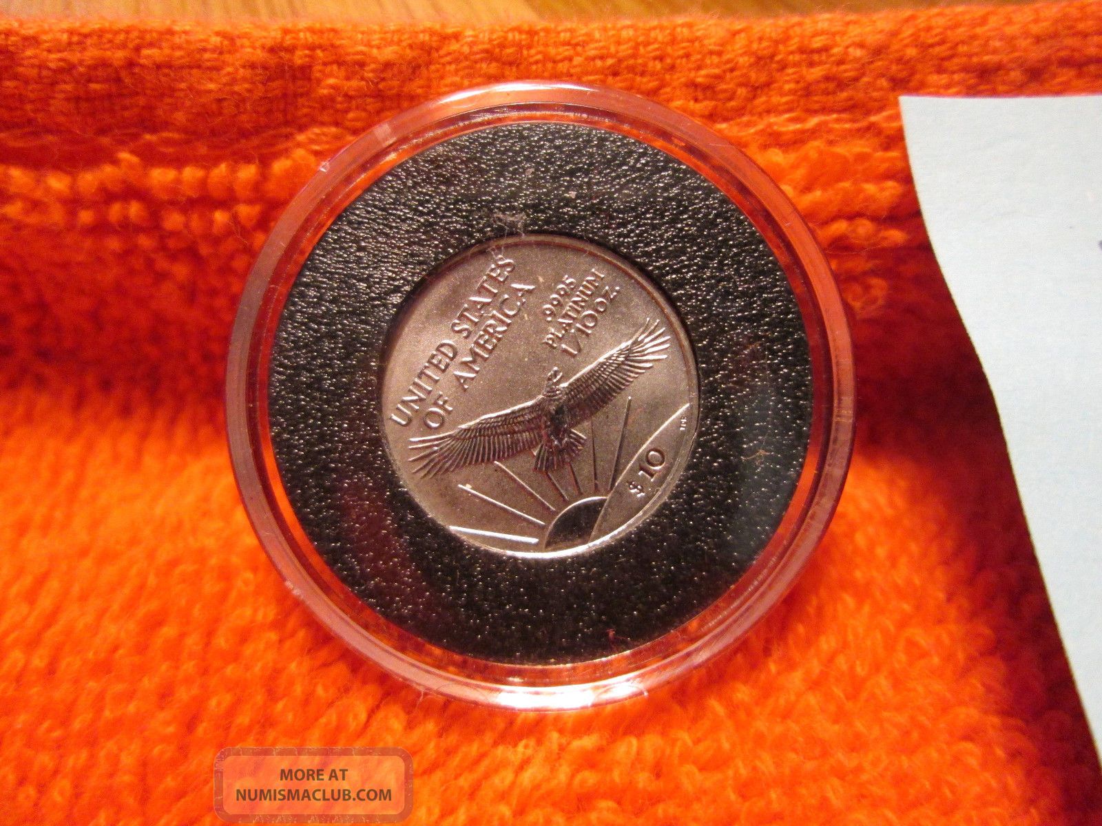 1999 American Eagle 1/10 Oz Platinum. 999 Fine Quality Coin 2