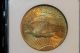 1922 $20 Gold Saint Gaudens Ngc Ms62 Lustrous Double Eagle Gold (Pre-1933) photo 2