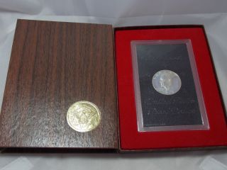 1971 - S Eisenhower Dollar Silver (40) Coin In Holder photo