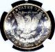 1885 Cc Morgan Dollar Coin Ngc Ms63 Ms 63 Gold Rim Toning Obverse,  Reverse Dollars photo 2