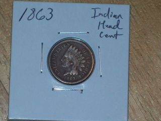 1863 Indian Head Cent (coin) photo