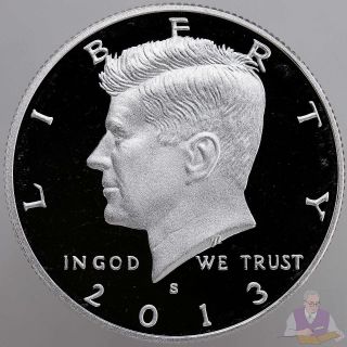 2013 S Kennedy Half Dollar Gem Deep Cameo Cn - Clad Proof Coin photo