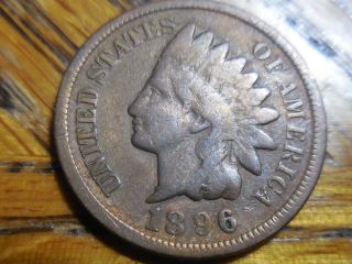 1896 Indian Head Cent photo