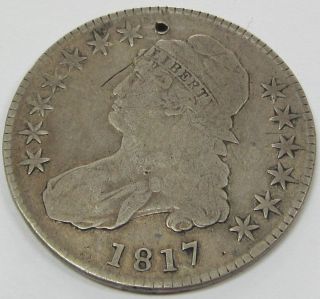 1817 Us Capped Bust Half Dollar photo
