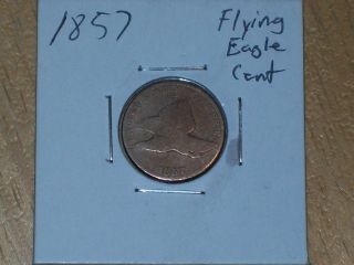 1857 Flying Eagle Cent Coin photo
