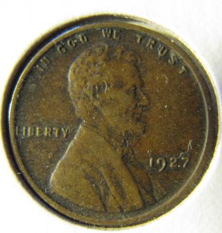 1927 Lincoln Wheat Penny photo
