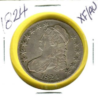 1824 Bust Capped Half Dollar photo