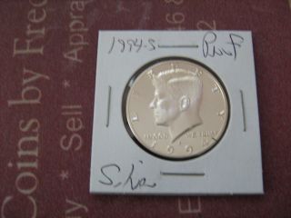 1994 - S Proof Silver Kennedy Half Dollar Cameo Coin photo
