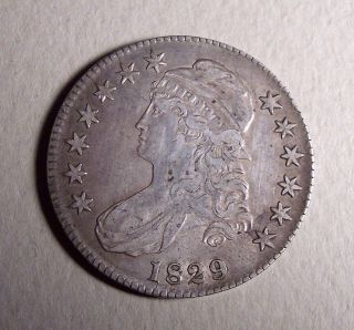 1829 Capped Bust Half Dollar - (see Photos For Details & photo