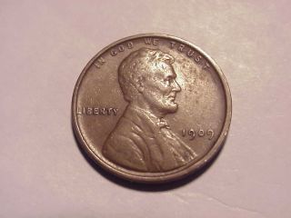 1909 Lincoln Wheat Cent Xf photo