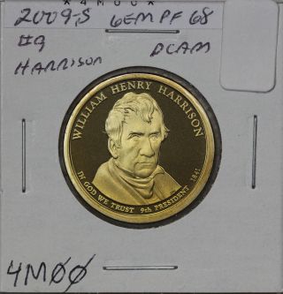 2009 - S Presidential Dollar Pf William Henry Harrison photo