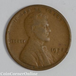 1922 - D United States Lincoln Wheat Cent Rim Bump (ccx3344) photo