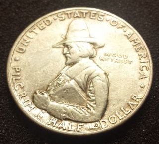 1920 Pilgrim Commemorative Half Dollar - - Great Detail photo