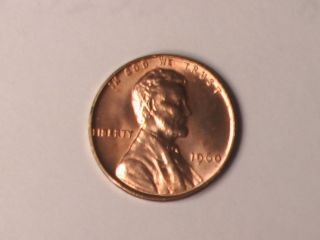 Uncirculated 1960 - P Small Date Lincoln Cent photo