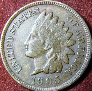 1905 Indian Head Penny Full Liberty photo