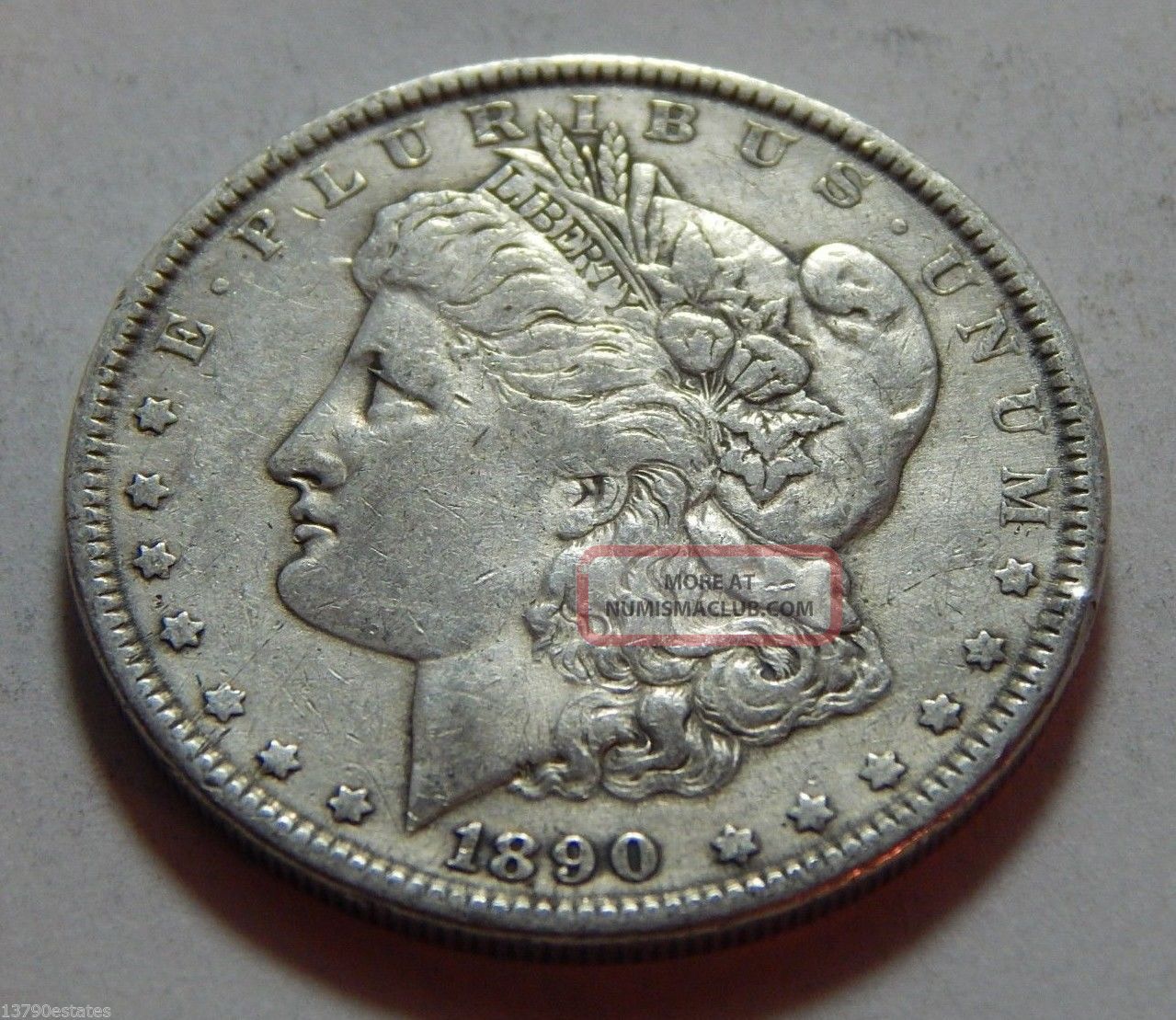 1890 Us Morgan Silver Dollar Coin