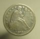 Extremely Fine 1872 Seated Liberty Silver Dollar Only 1,  105,  000 Minted - 90 Pure Dollars photo 2
