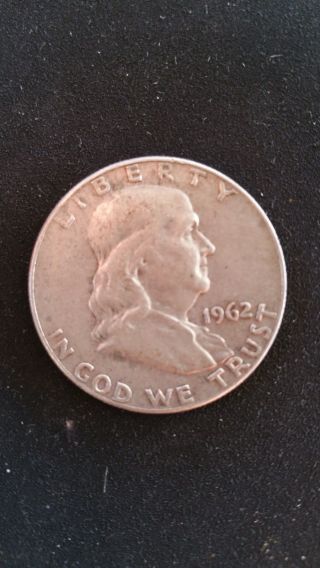 Circulated 1962 Franklin Half Dollar 90 Silver - Grade It Yourself photo