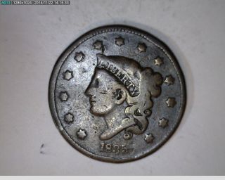 1835 Coronet Head Large Cent (7 - 95) photo