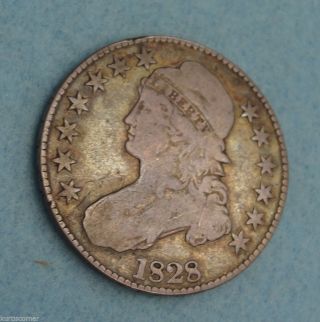 United States 1826 Bust Half Dollar W/ Square Base 