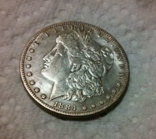1884 - S $1 Morgan Silver Dollar,  Rare,  Key Date photo