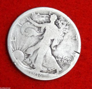 United States 1916 - D Walking Liberty Half Dollar With Good To Very Good Details photo