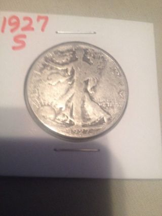 1927 S Walking Liberty Half Dollar 90 Silver photo