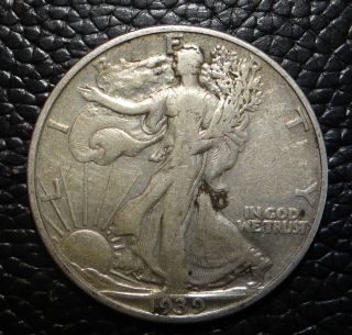 1939 P Walking Liberty Silver Half Dollar photo