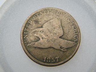 1857 Flying Eagle Cent 3 photo