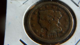 1851 Large Cent photo