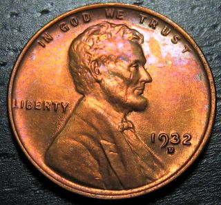 1932 D Lincoln Cent Wheat Penny - - Make Us An Offer Y1325 photo