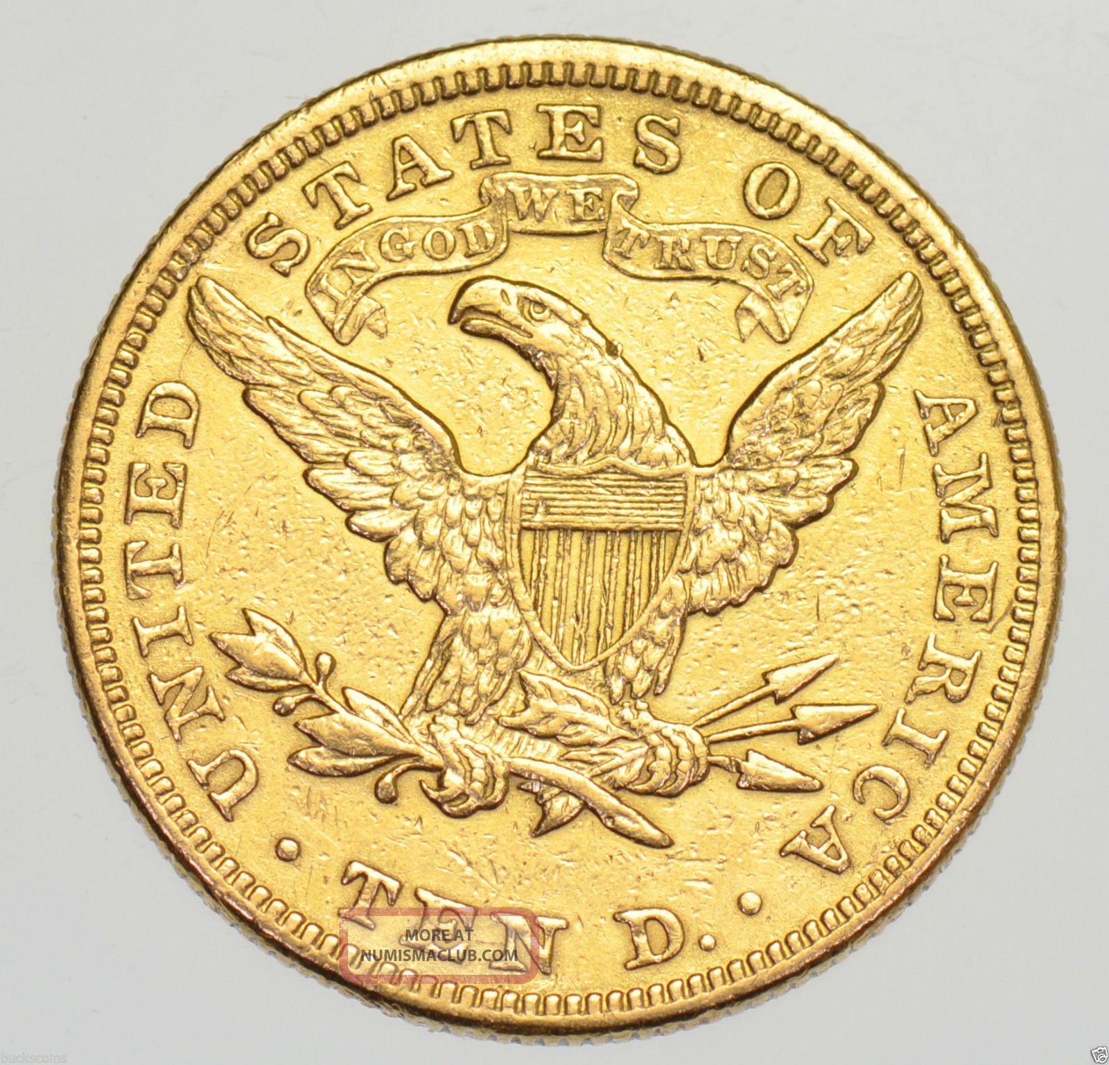 Usa, United States, Ten Dollars $10, Liberty Head 1898 Gold Coin