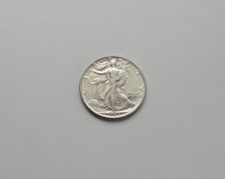 1945 Silver Walking Liberty Half Dollar photo
