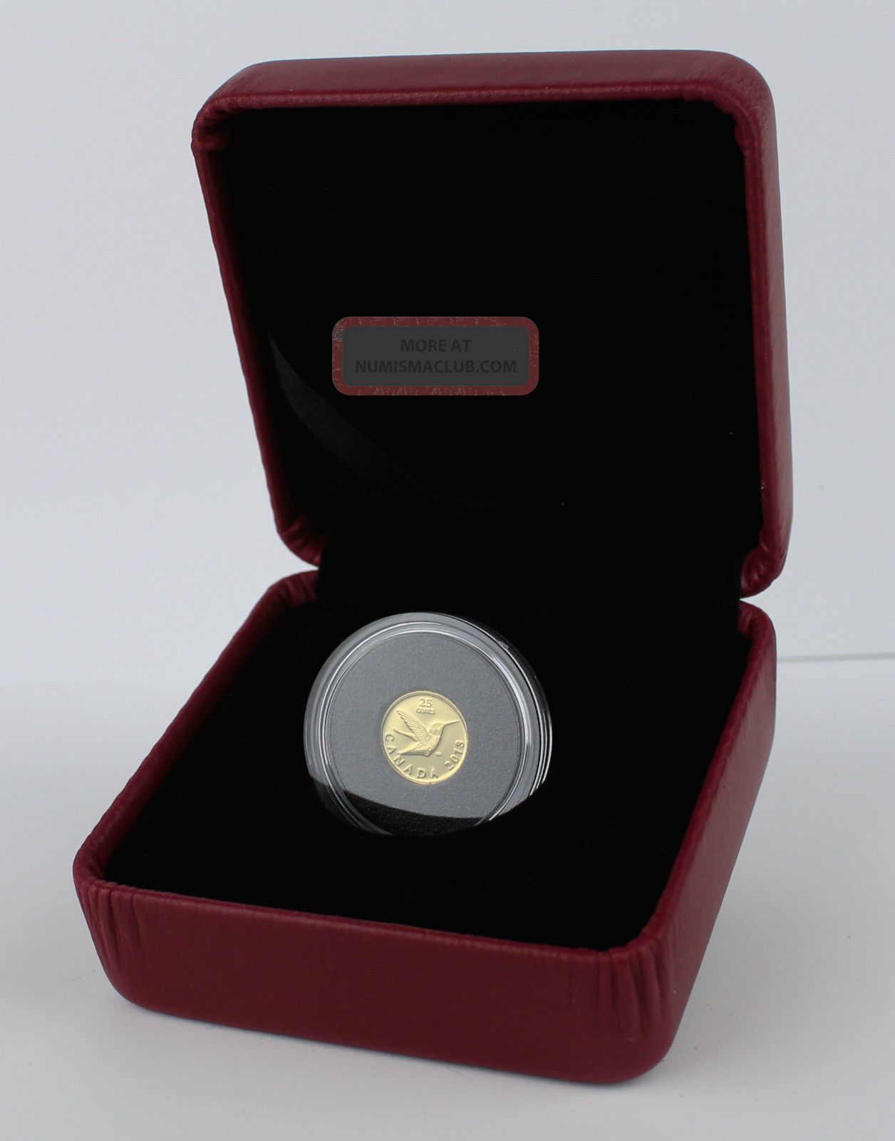 2013 Hummingbird 25 Cent 0. 5 G Pure Gold Intricately Engraved Proof Coin