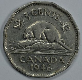 1946 Canada Nickel See Store For Discounts photo