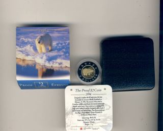 Canada 2 Dollars 1997 Proof Coin With & Box (stock 1481) photo