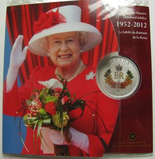 2012 Spec 50 Cents Queen Elizabeth Diamond Jubilee Royal Cypher Canada Fifty Hal photo
