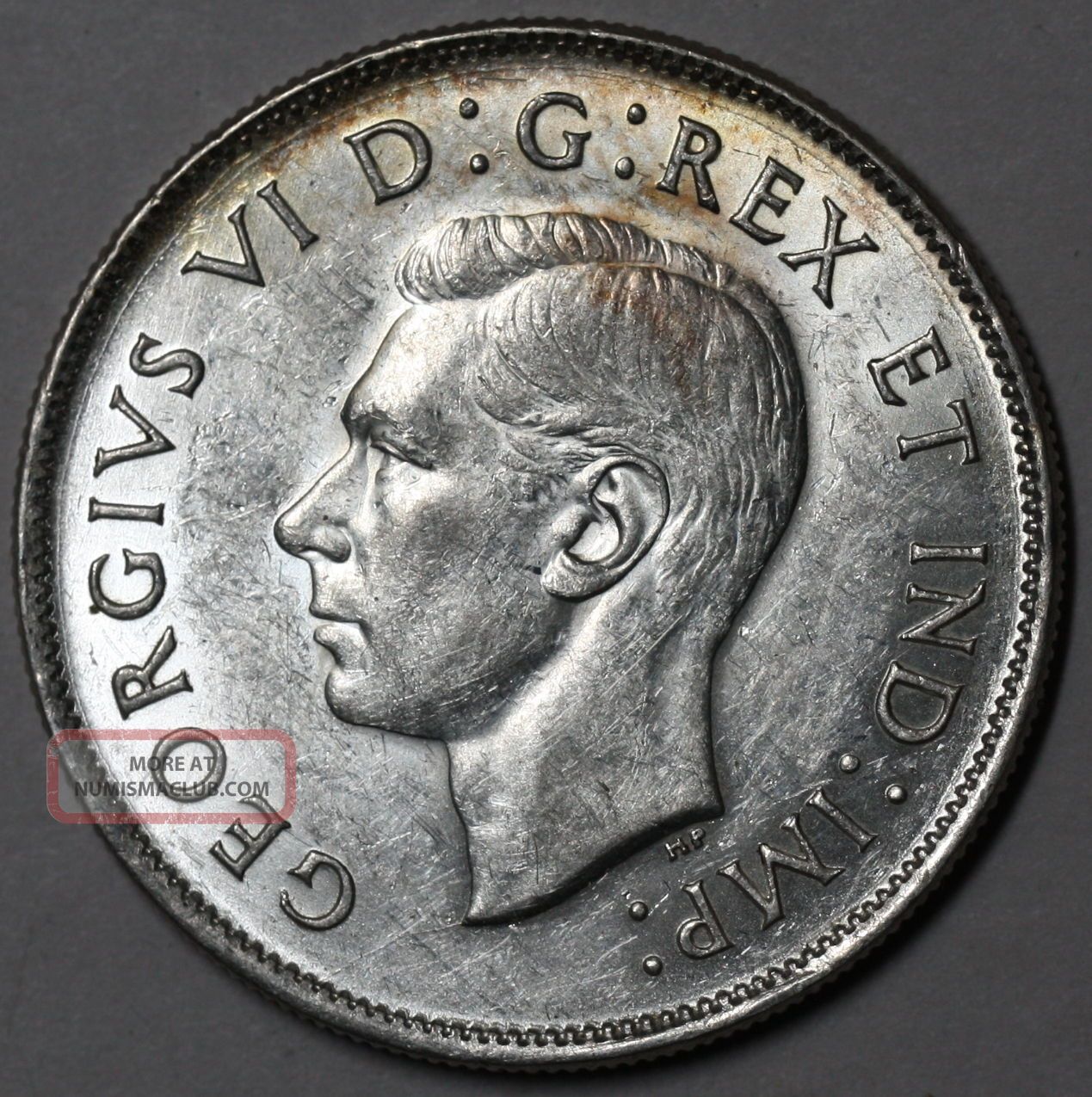 thumbnail image 2 of Canada King George VI Small Cent Lot – 50 Mixed Pennies From 1937 To 1952 (Random Mix, Uncertified) 2 of 5