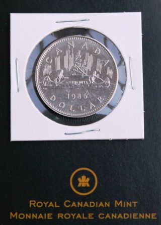 1986 Canada One Dollar $1.  00 Coin photo
