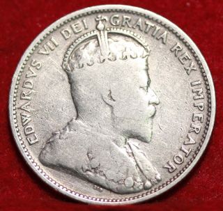 1905 Canada 25 Cents Silver Foreign Coin S/h photo