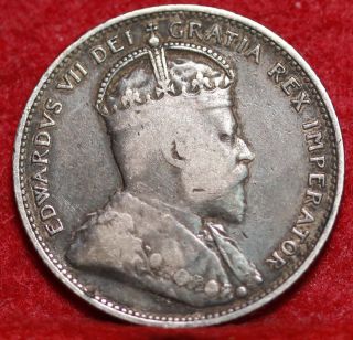 1903 Canada 25 Cents Silver Foreign Coin S/h photo
