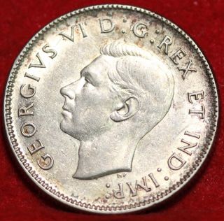 1937 Canada 25 Cents Silver Foreign Coin S/h photo