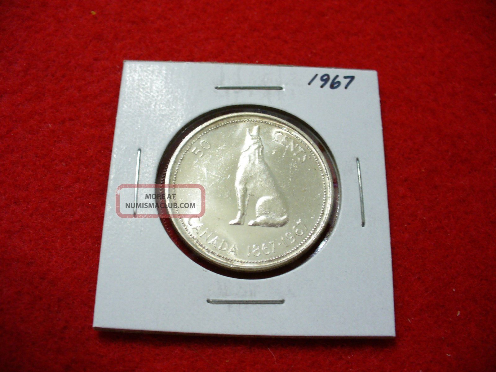 1967 Canada Silver Half Dollar 50 Cent Piece