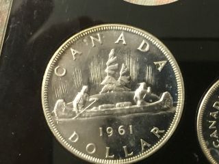 Canada 1961 Proof Like Uncirculated Silver Dollar photo