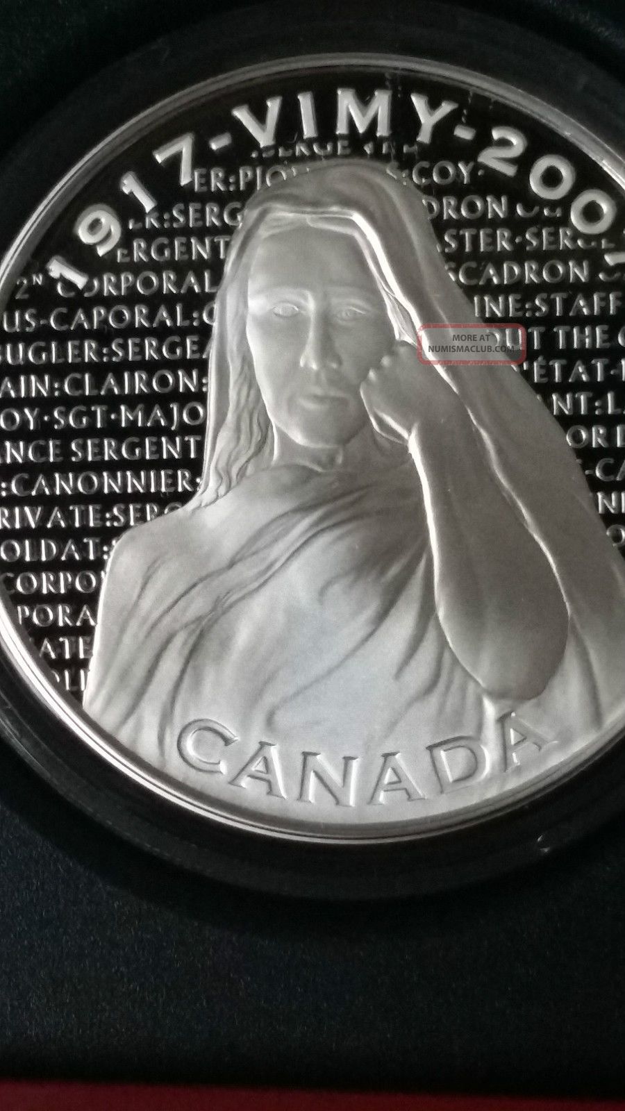 2007 $30 Canadian National Vimy Memorial