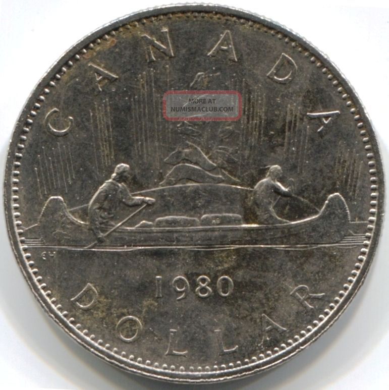 1980 Canada 1 One Dollar Coin