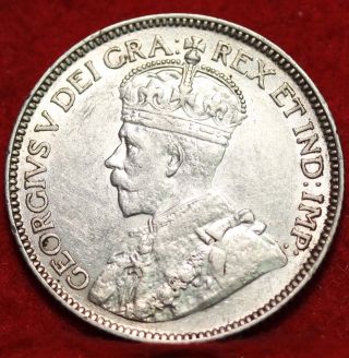 1912 Canada 25 Cent Silver Foreign Coin S/h photo